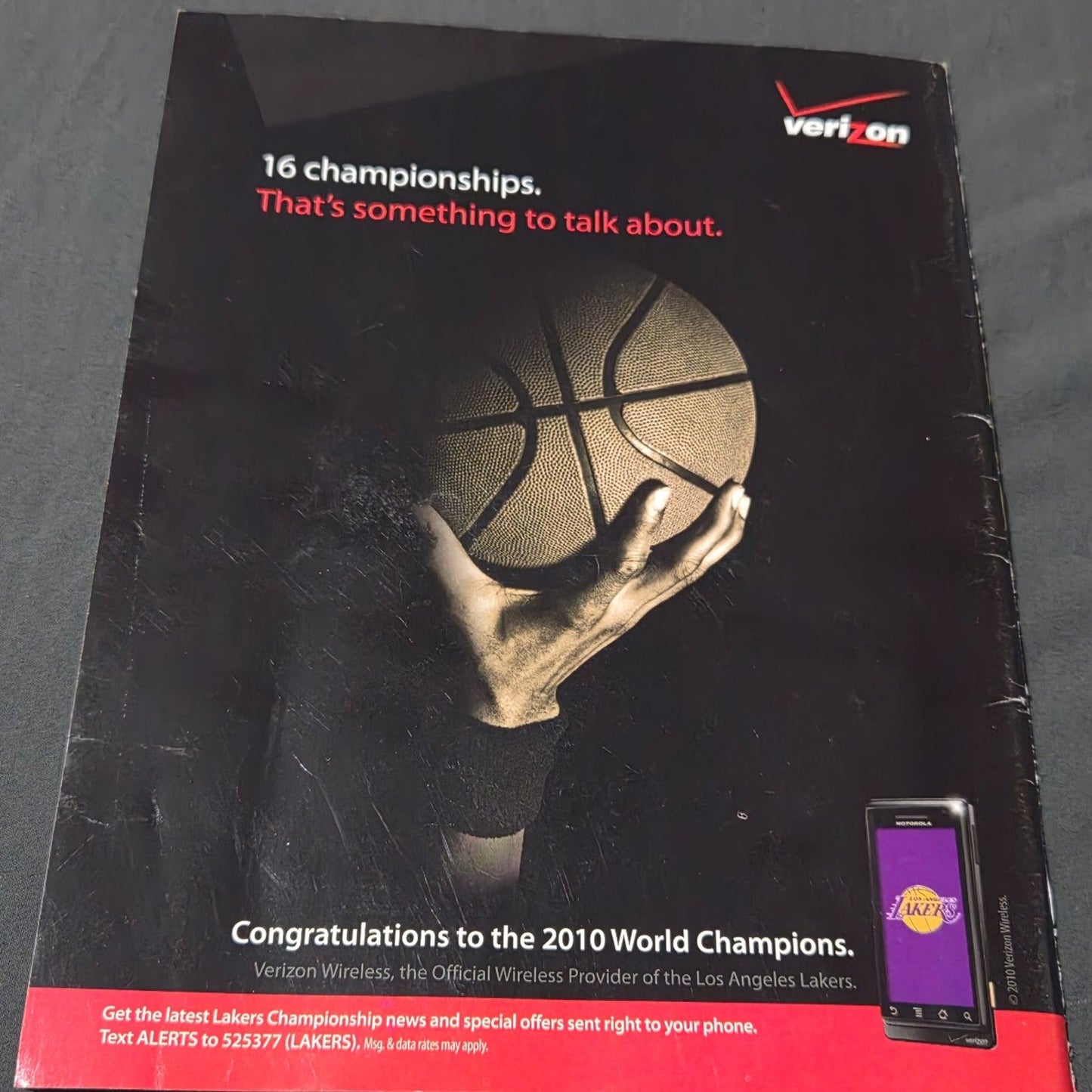 Sports Illustrated 2010 Commemorative Los Angeles Lakers NBA Champions Magazine