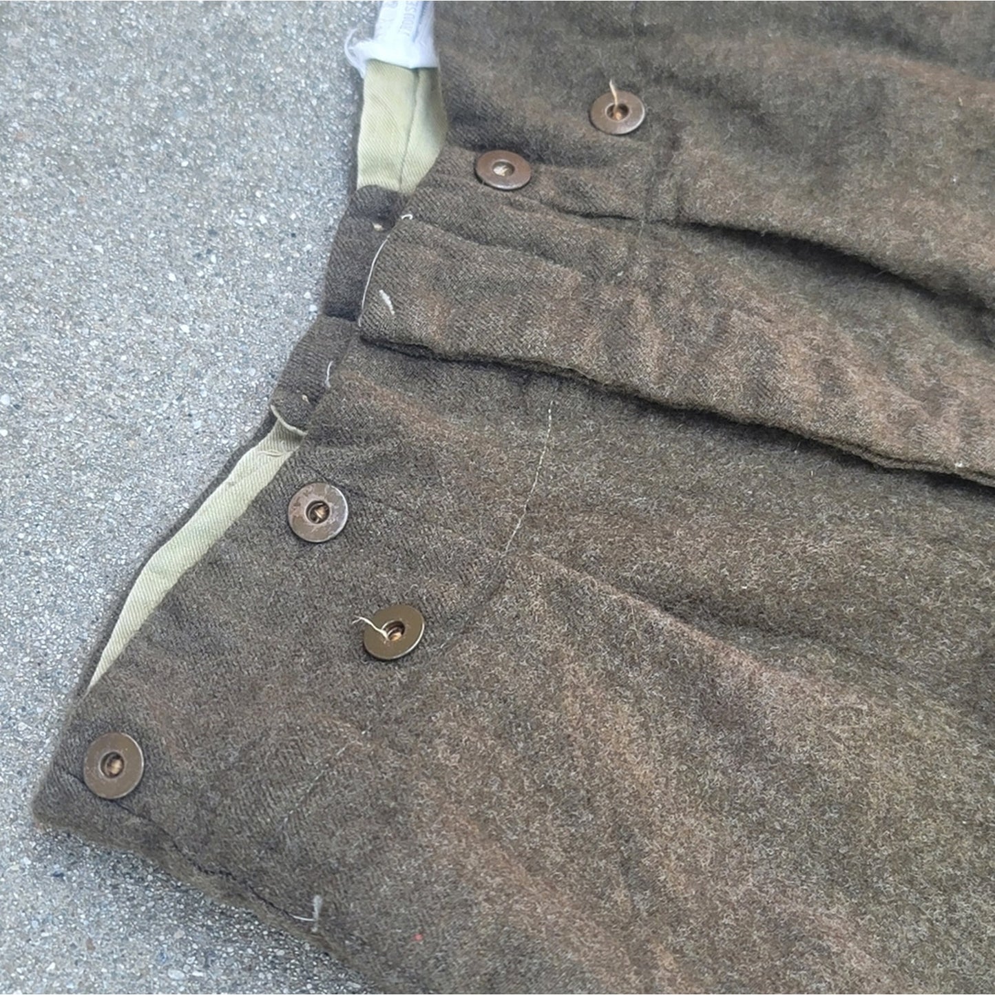 Vtg 1957 Miller & Gabbe Limited Canadian Army Wool Pants