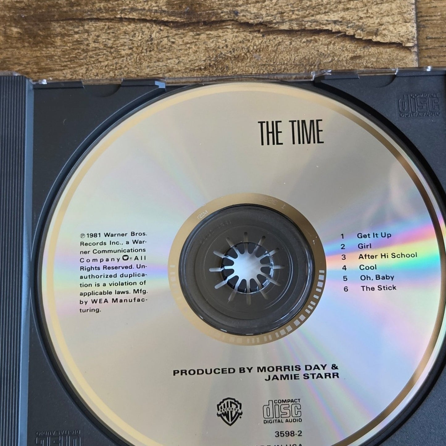 Vtg 1981 THE TIME SELF TITLED CD