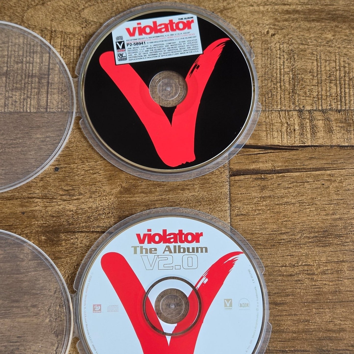 Vtg 1999/2001 Violator & Violator V2.0 THE ALBUM CD BUNDLE RAP HIP HOP