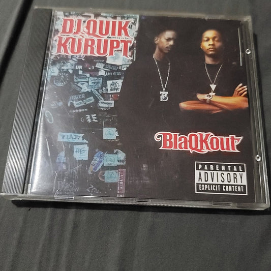 DJ Quik & Kurupt BLAQKOUT CD Hip Hop Rap