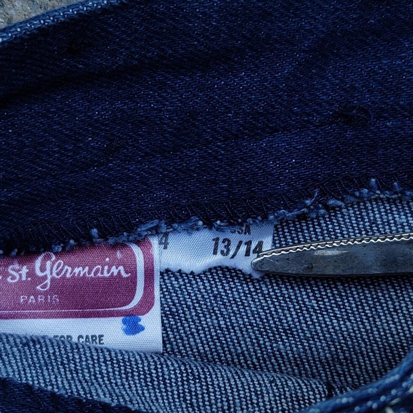 Vtg Saint Germain Paris Denim Jeans