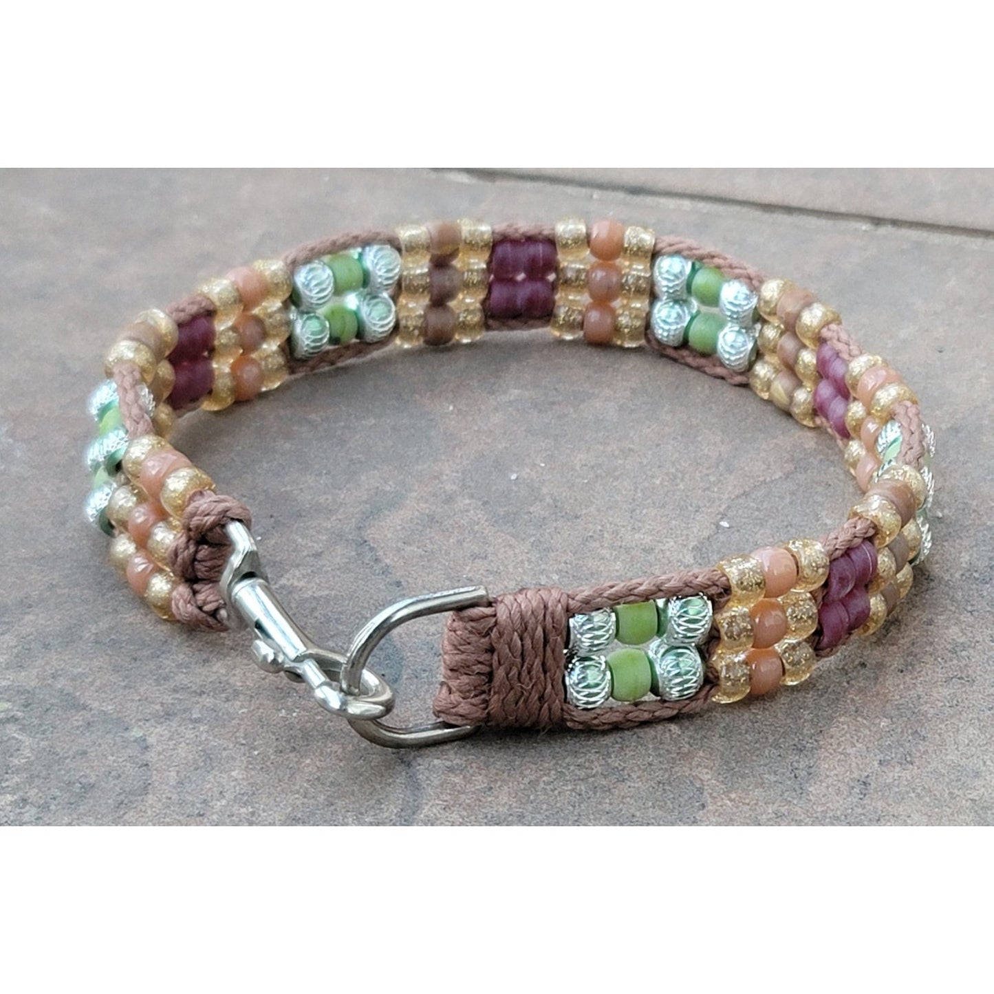 Custom Handmade Beaded Bling Dog Collar