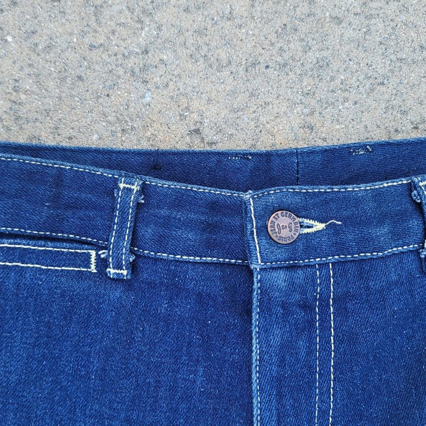 Vtg Saint Germain Paris Denim Jeans