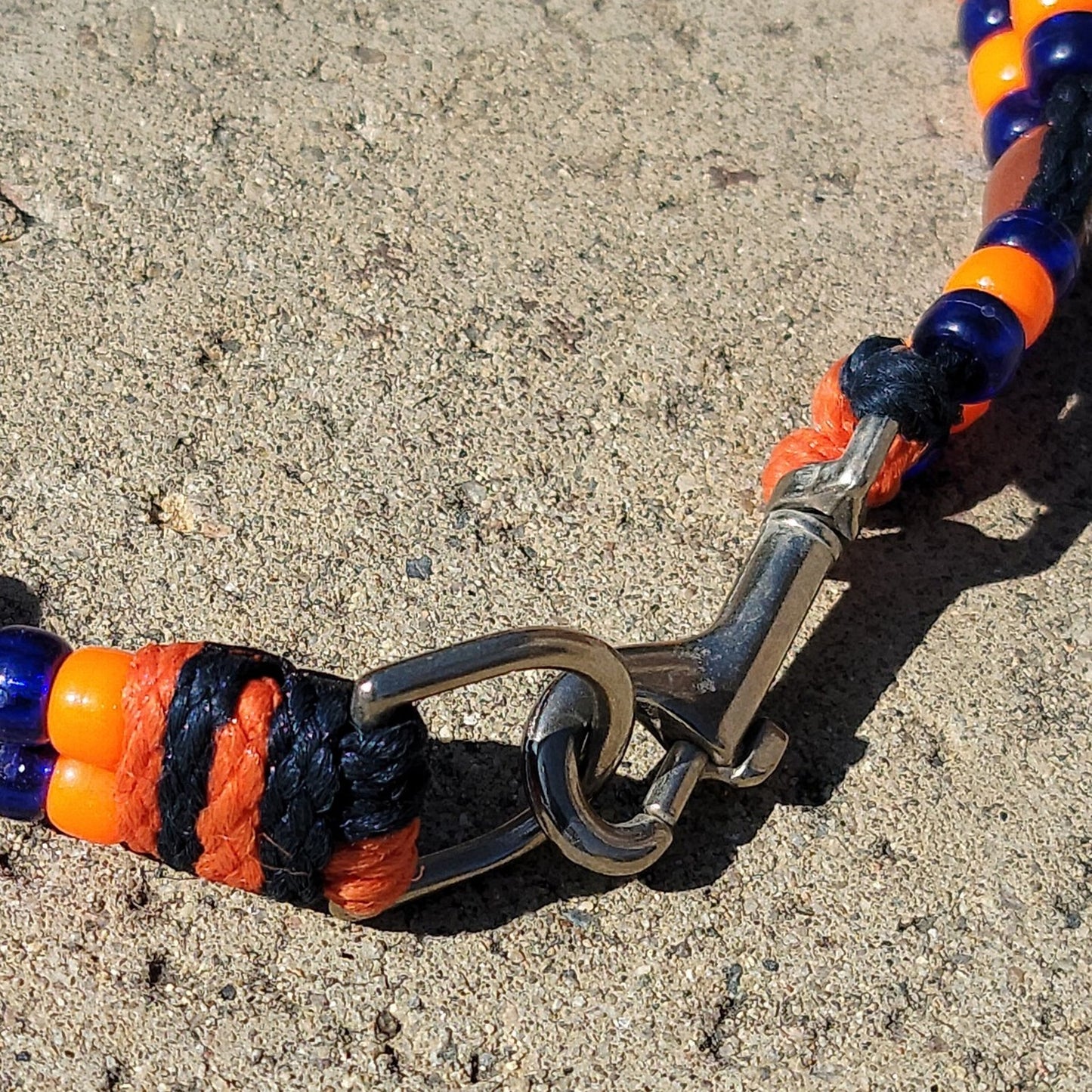 Custom Handmade Beaded Bling Dog Collar Football Denver Broncos