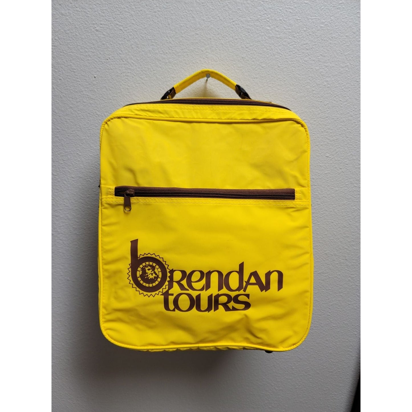 Vtg Brendan Tours Vinyl Travel Tote Bag