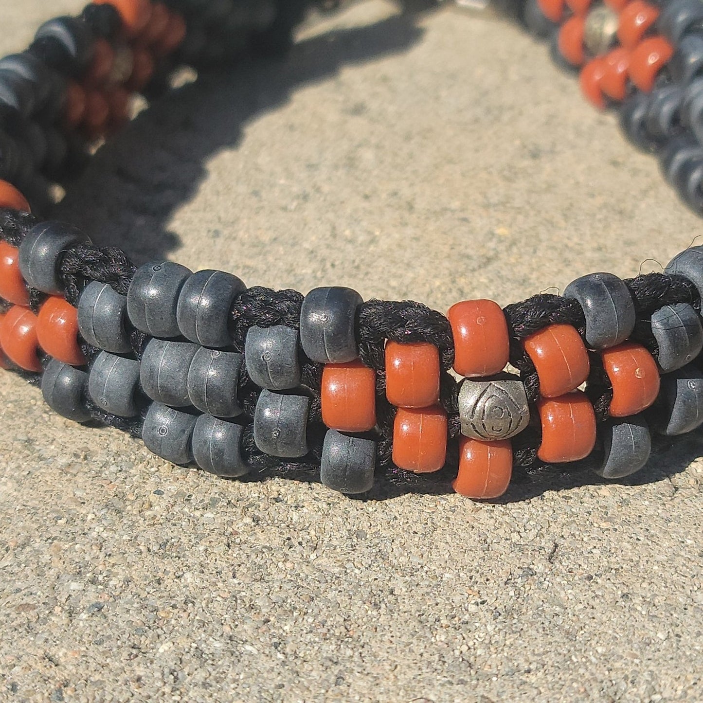 Custom Handmade Beaded Dog Collar