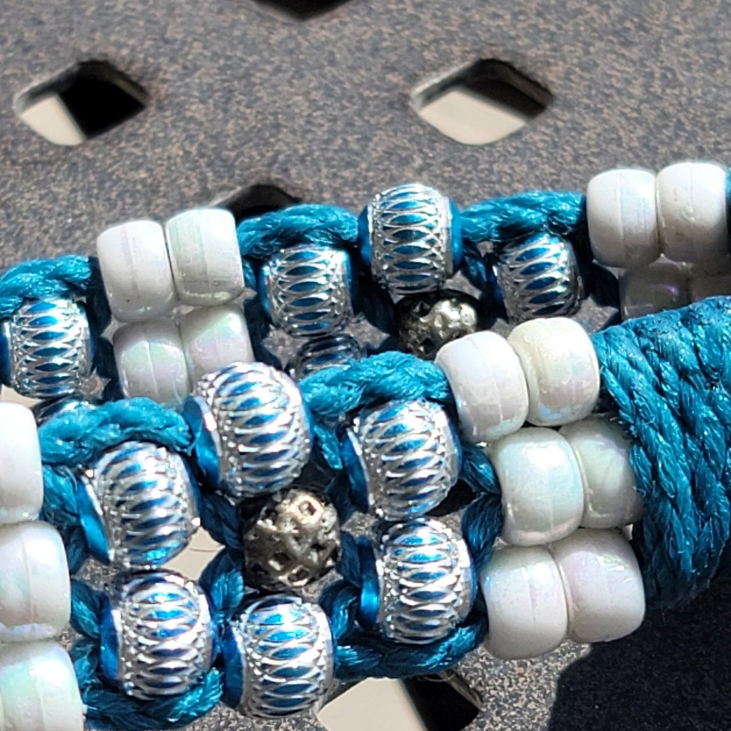 Custom Handmade Beaded Bling Dog Collar