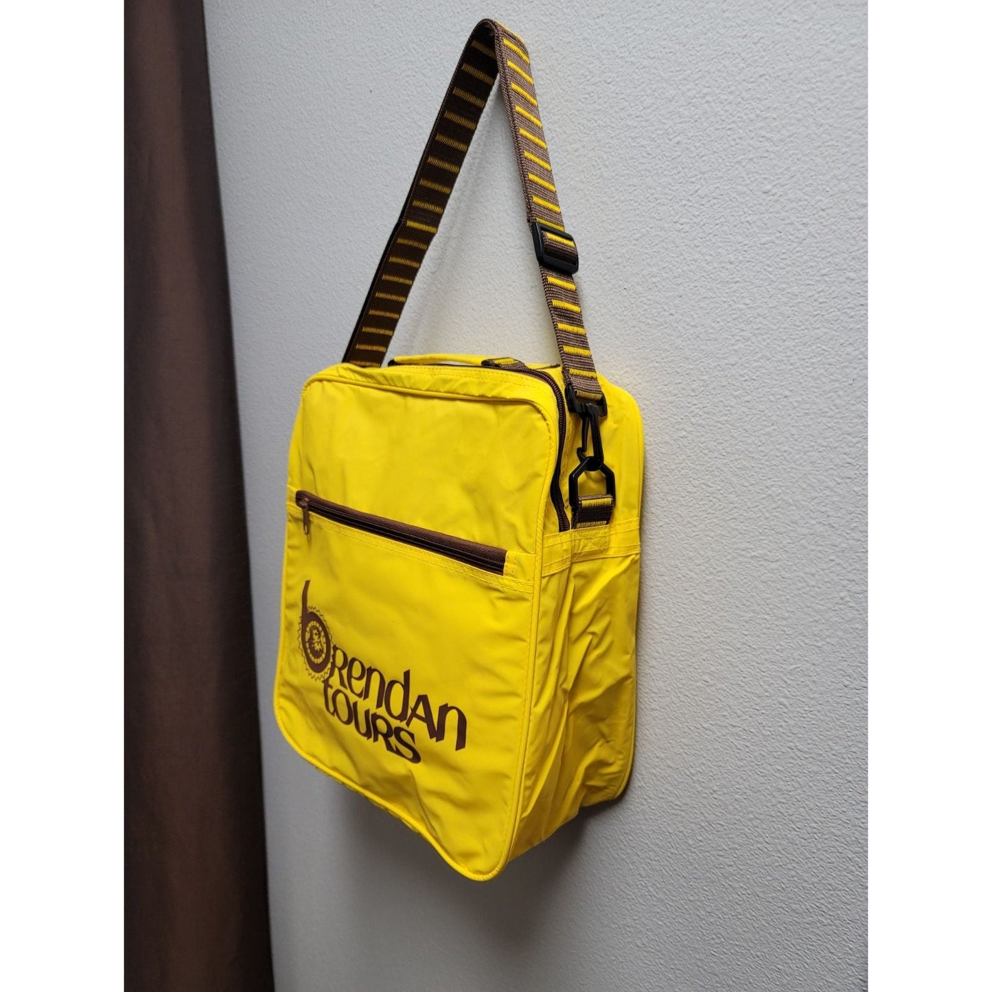 Vtg Brendan Tours Vinyl Travel Tote Bag