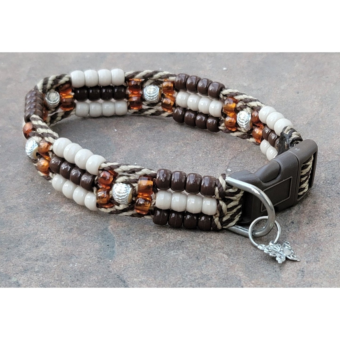 Custom Handmade Beaded Bling Dog Collar