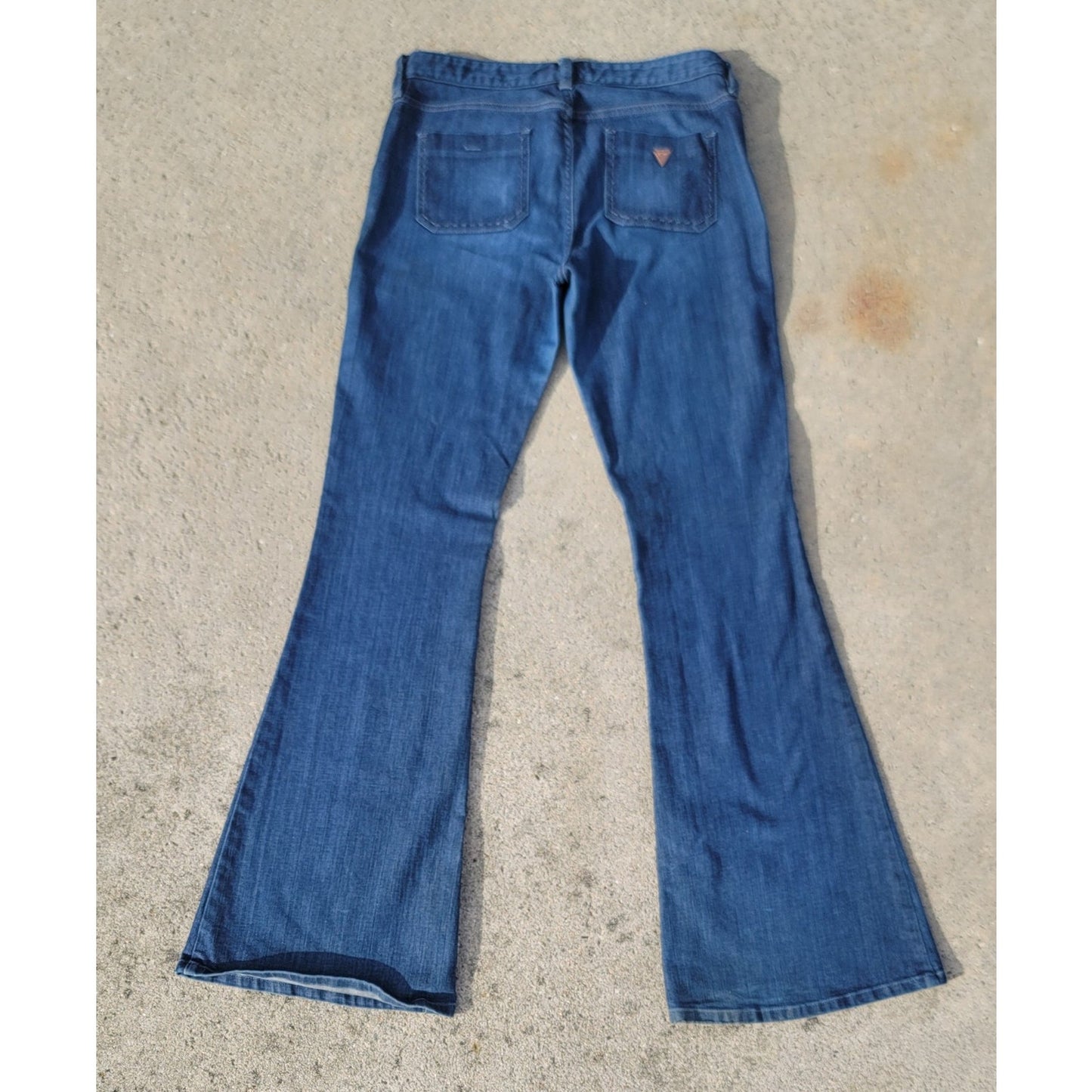 Vtg GUESS Los Angeles Flared Denim Jeans