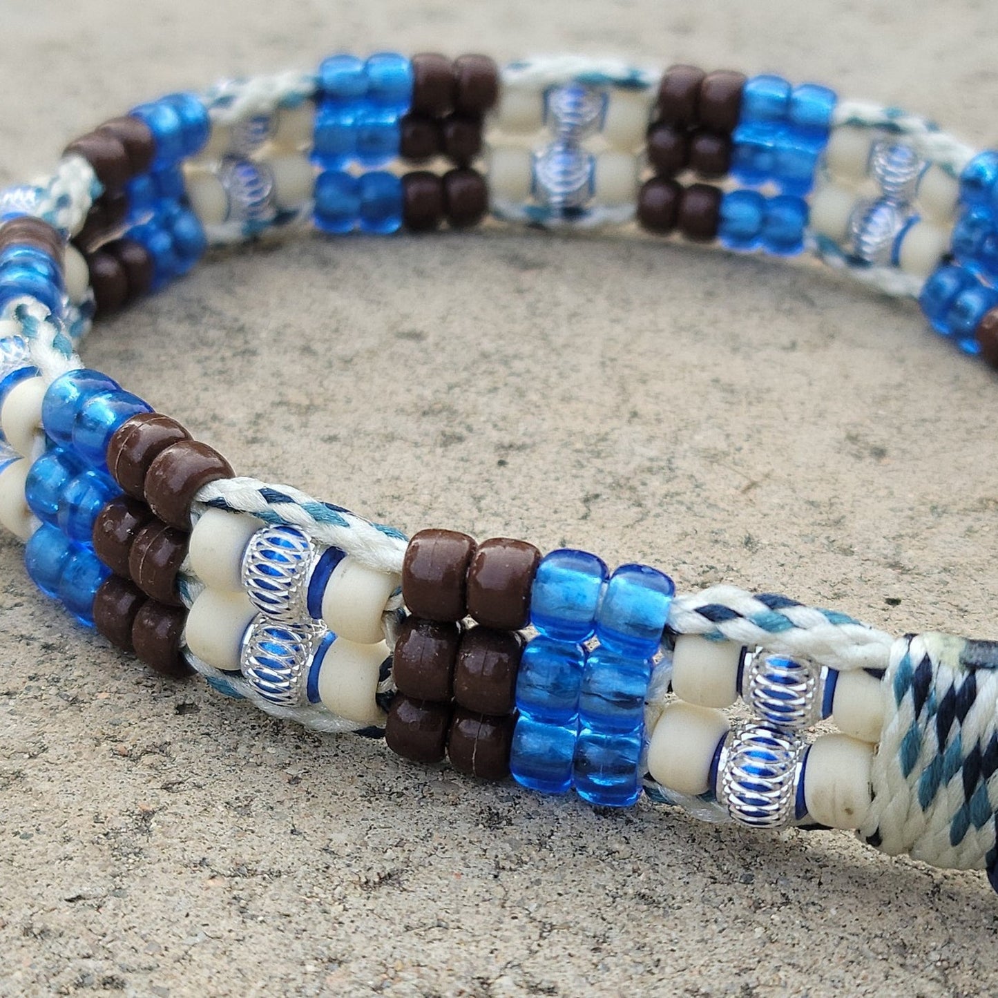 Custom Handmade Beaded Bling Dog Collar