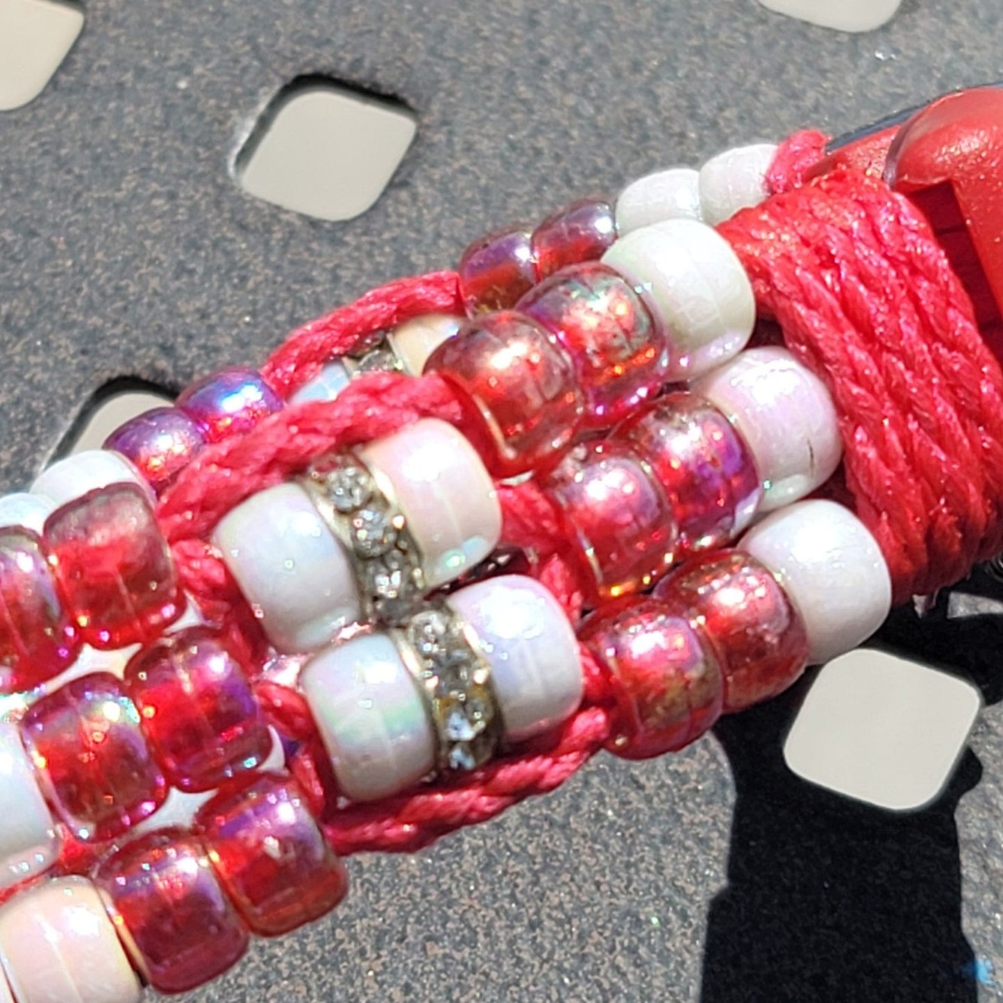 Custom Handmade Beaded Bling Dog Collar