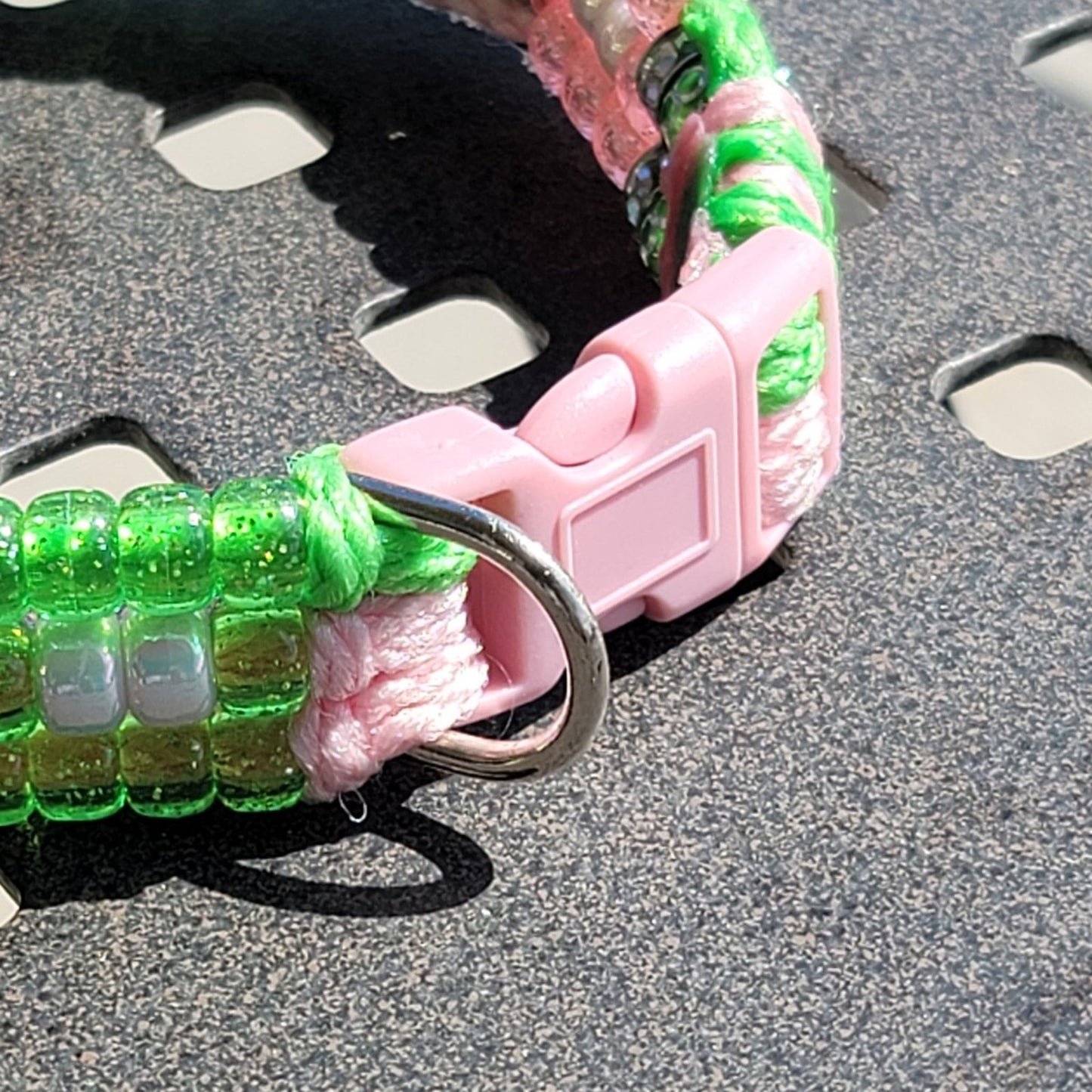 Custom Handmade Beaded Bling Dog Collar