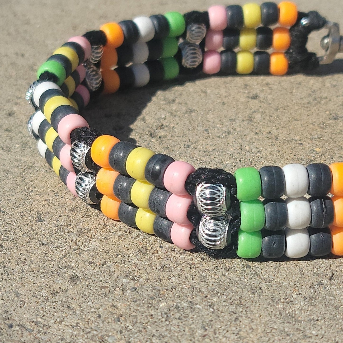 Custom Handmade Beaded Dog Collar