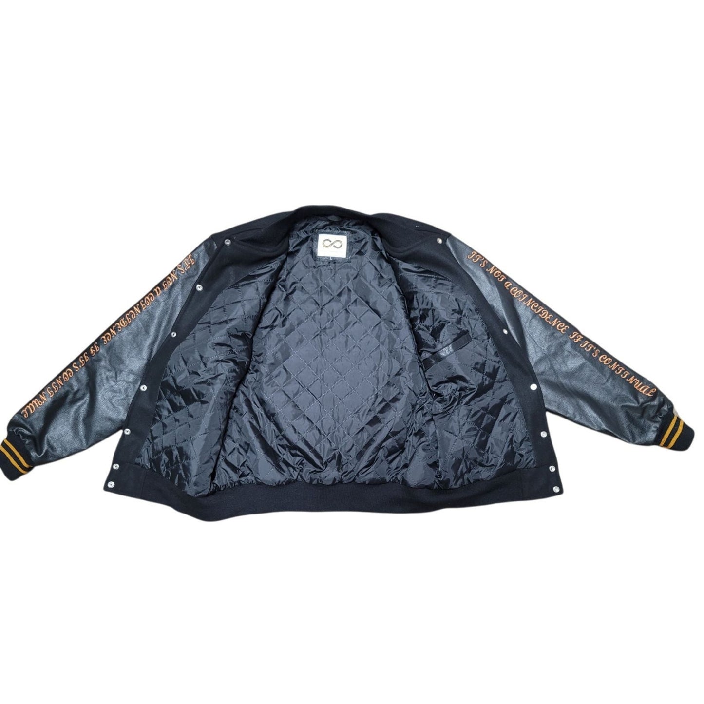 Continual Coincidences FAVORED (No Coincidences) Varsity Letterman Jacket