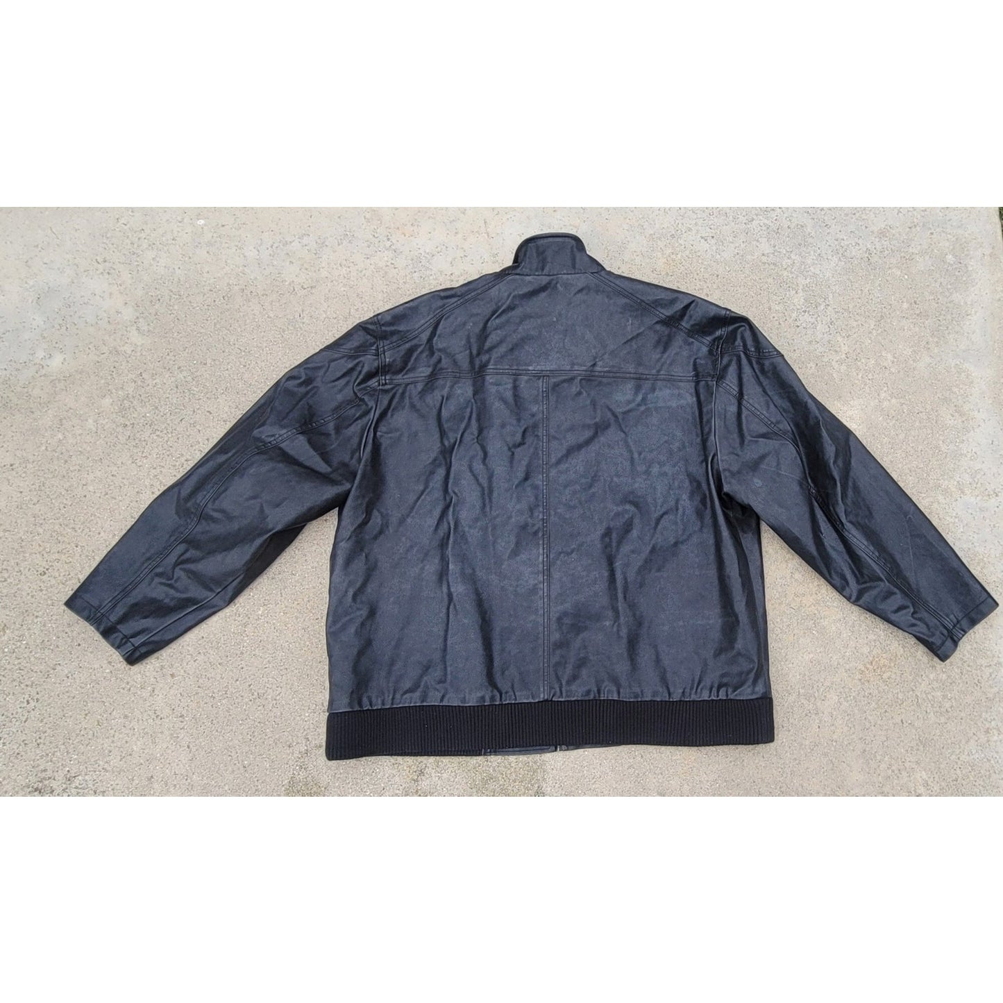 Vtg Route 66 Faux Leather Moto Jacket