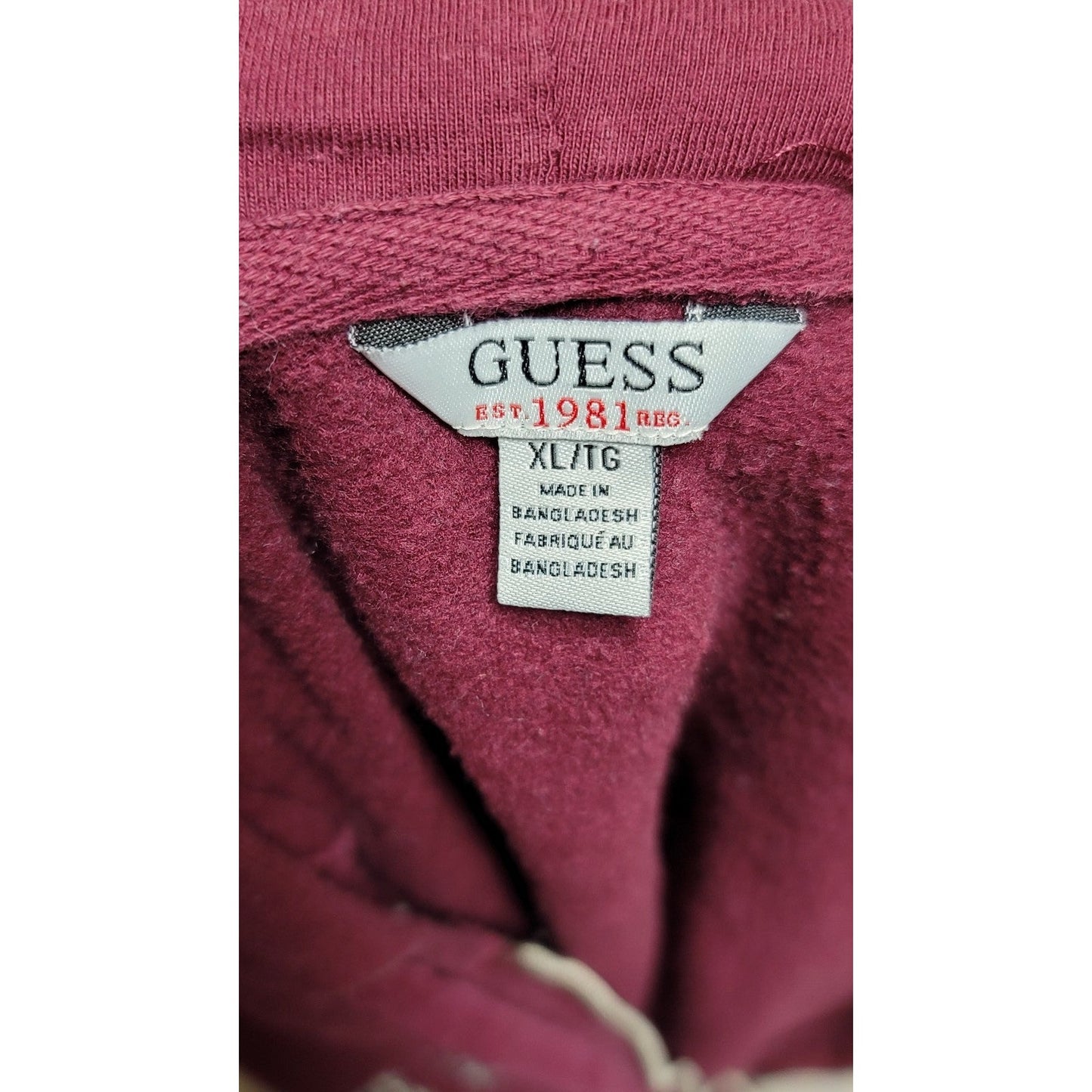 GUESS Sequined Full Zip Hoodie