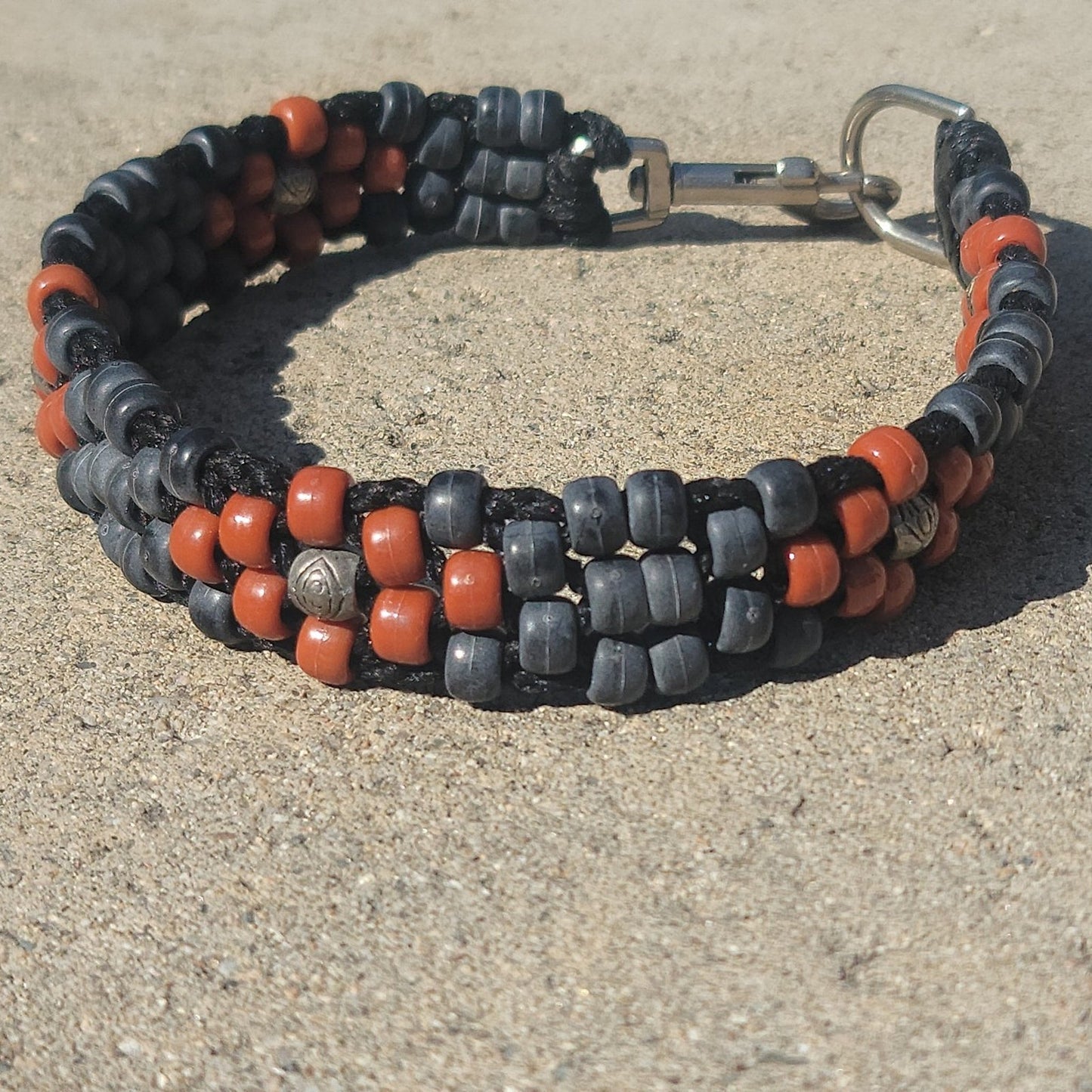 Custom Handmade Beaded Dog Collar