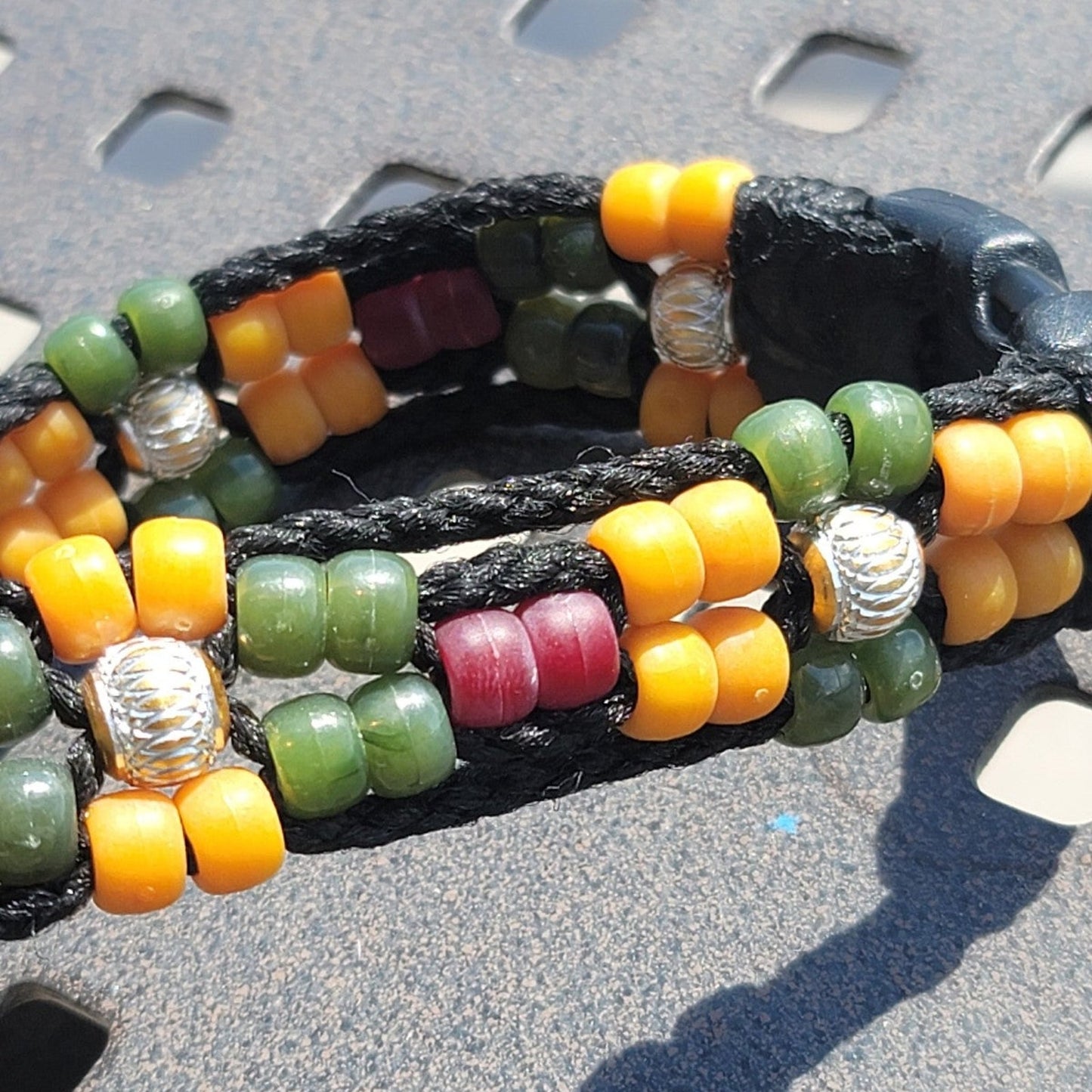 Custom Handmade Beaded Dog Collar