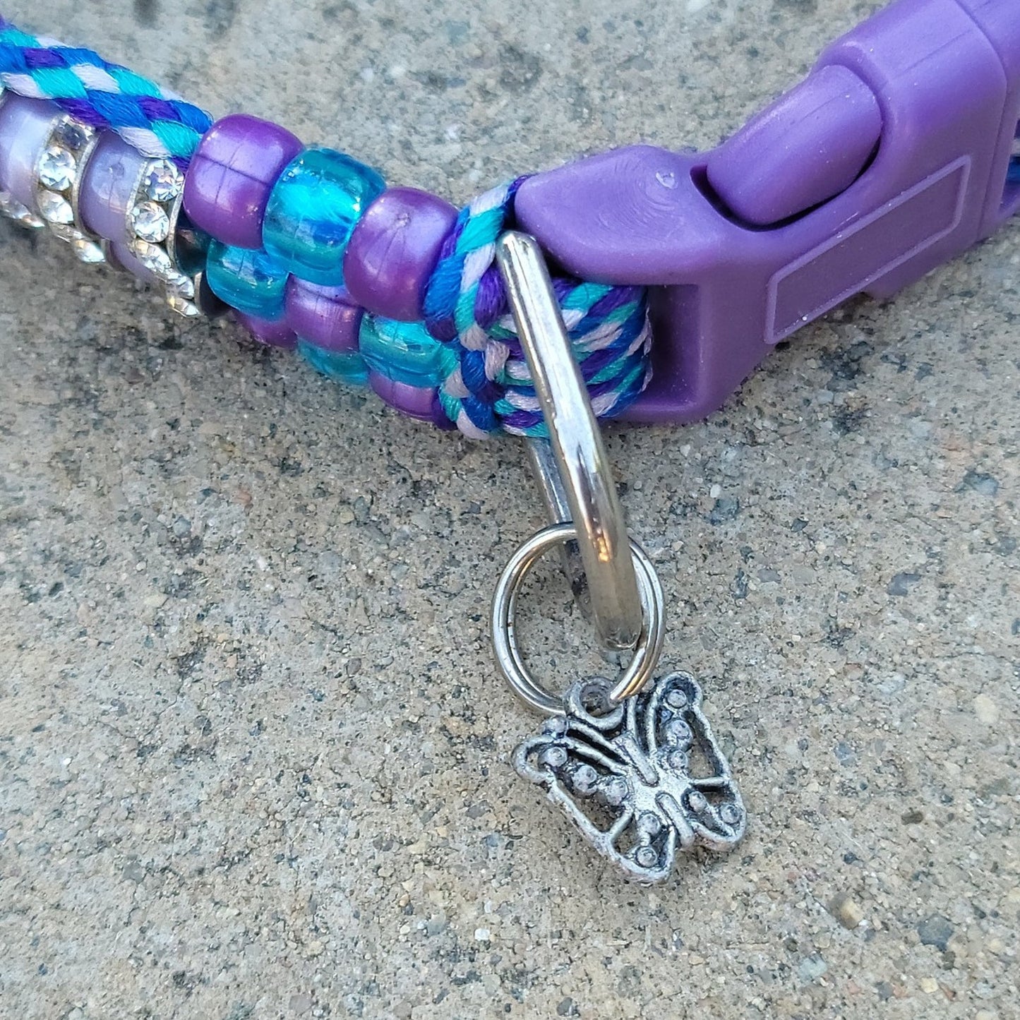 Custom Handmade Beaded Bling Dog Collar