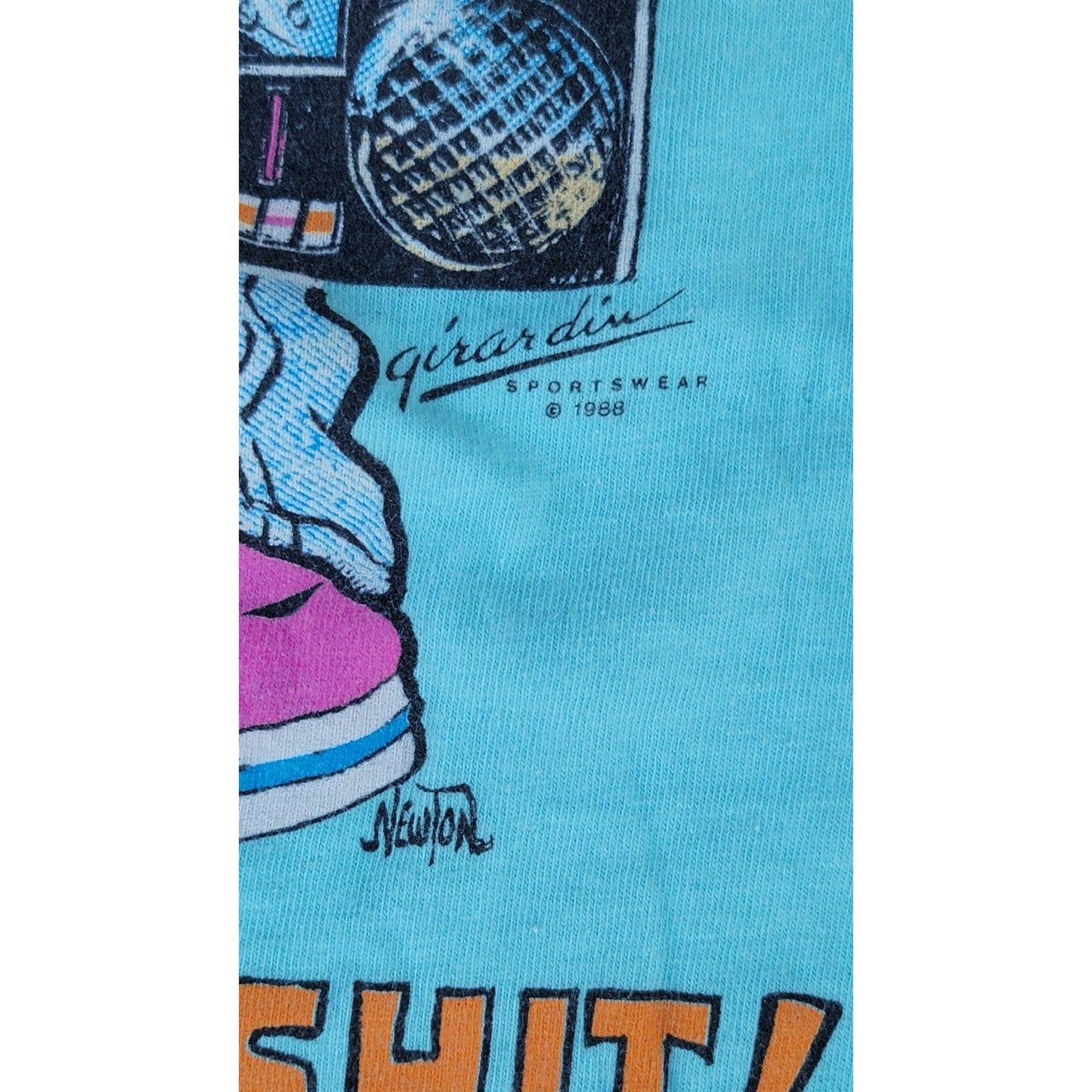 Vtg 1988 Girardin Sportswear I Don't Do Sh*t! Palm Springs Single Stitch T-shirt