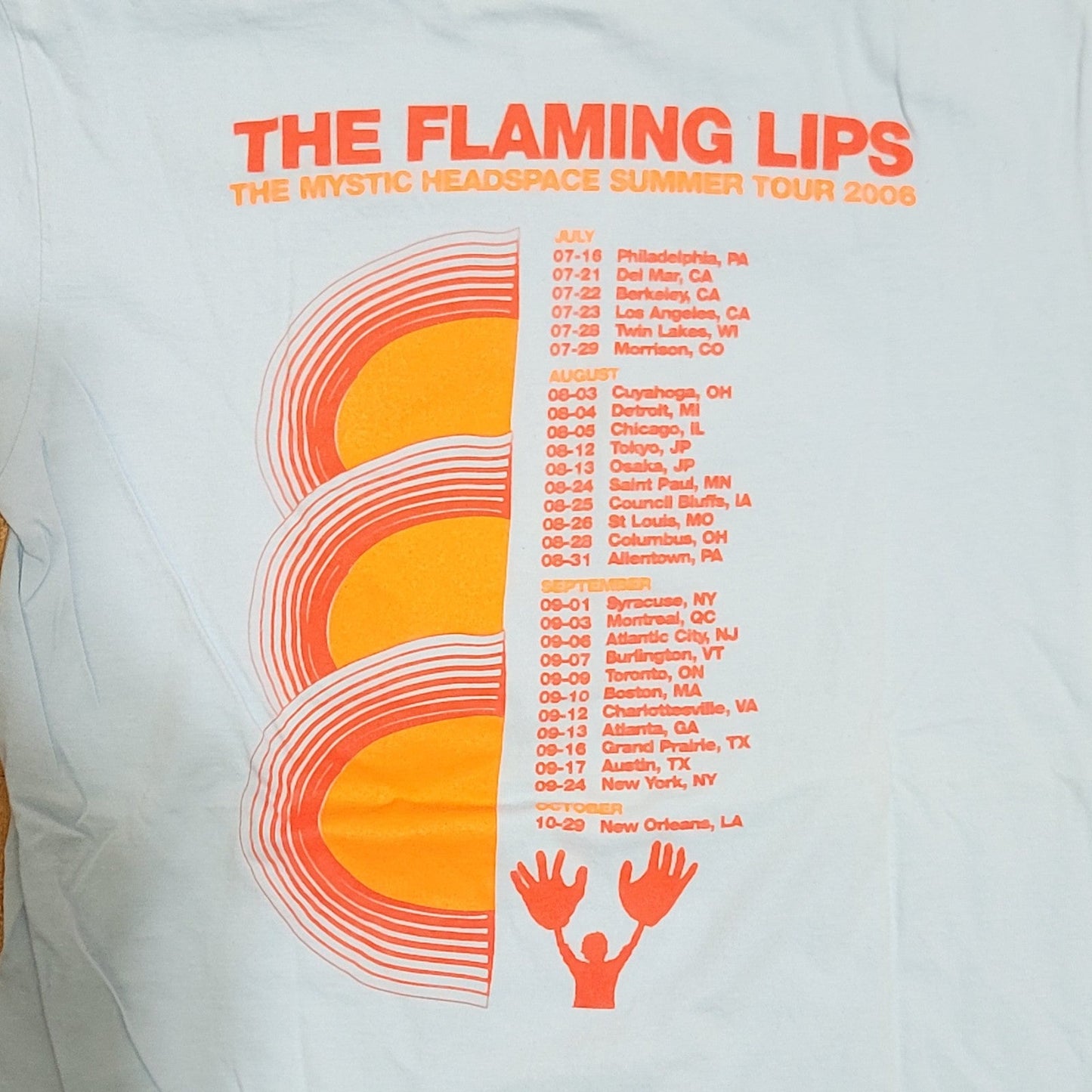 Vtg The Flaming Lips The Mystic Headspace Summer Tour 2006 Band T-shirt8