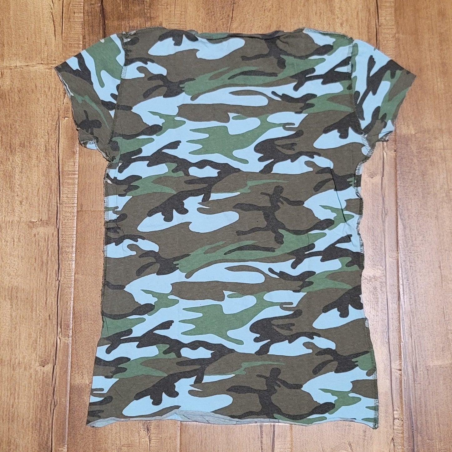 Vtg Hard Rock Hotel & Casino Las Vegas Camo T-shirt Women's