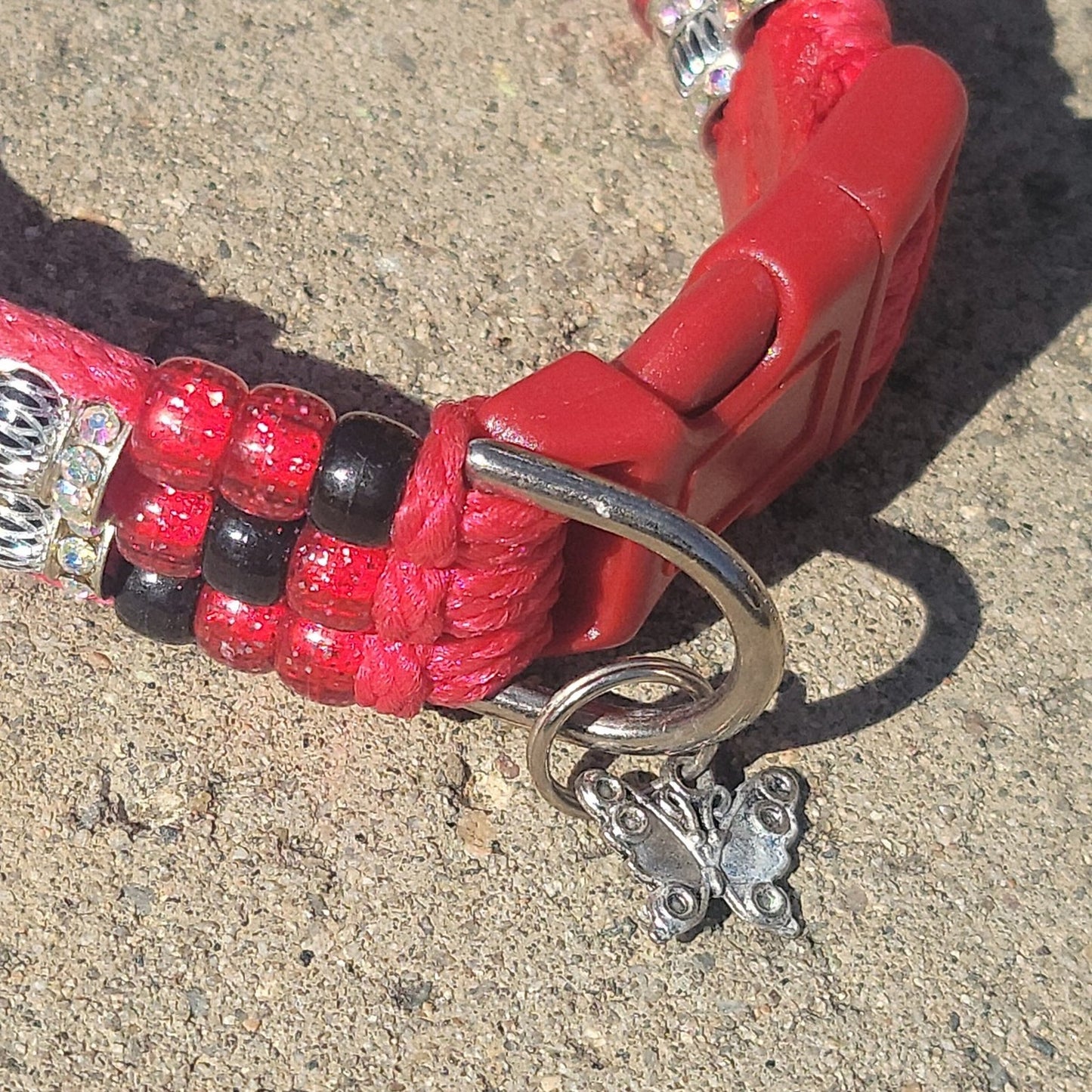 Custom Handmade Beaded Bling Dog Collar