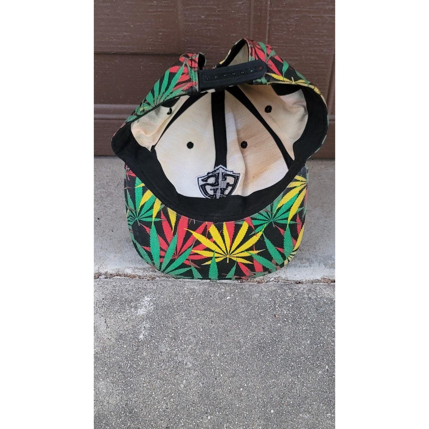 Vtg Eastidaz Mary Jane Weed Leaf Snapback Hat Snoop Dogg Tray Dee Goldie Loc