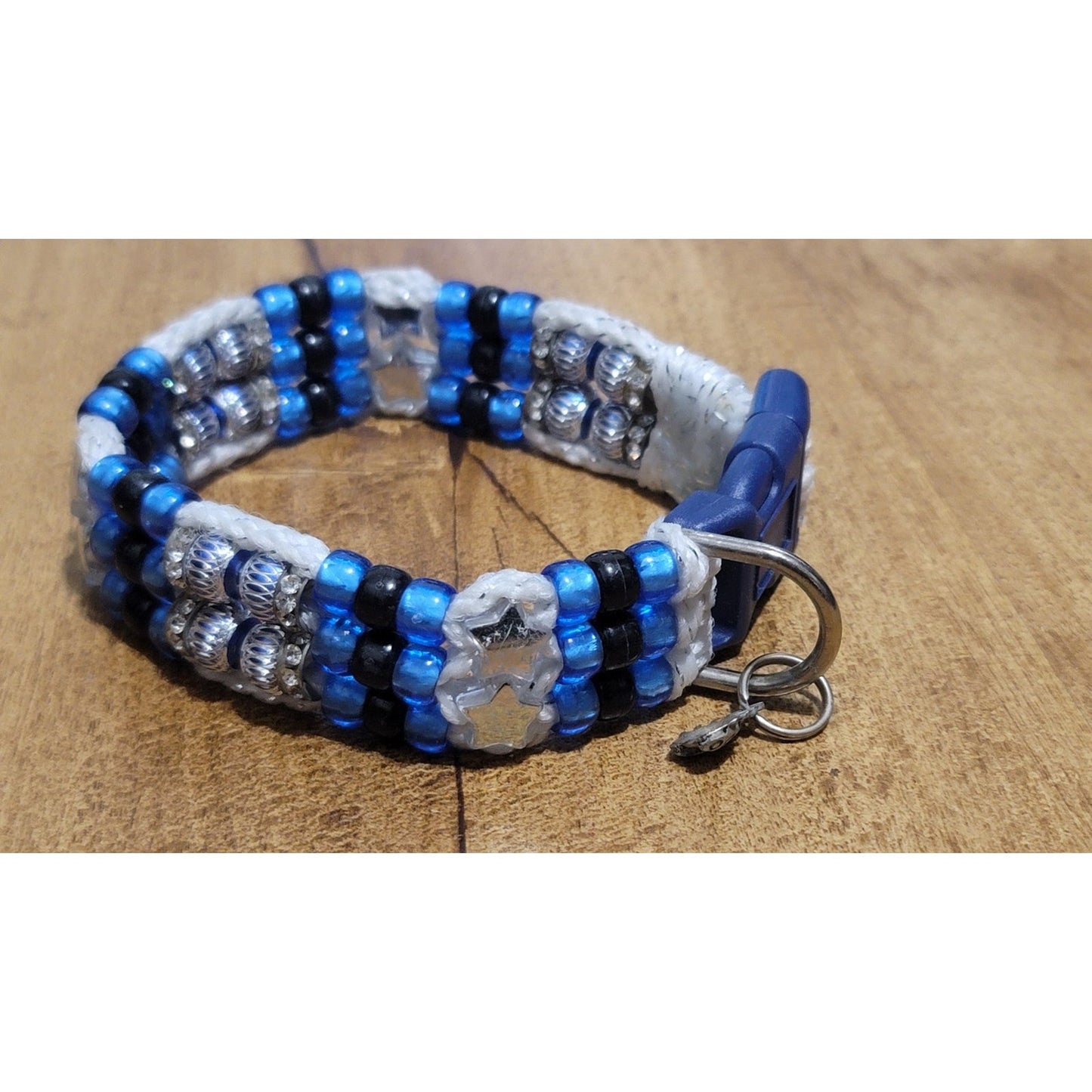 Custom Handmade Beaded Bling Dog Collar