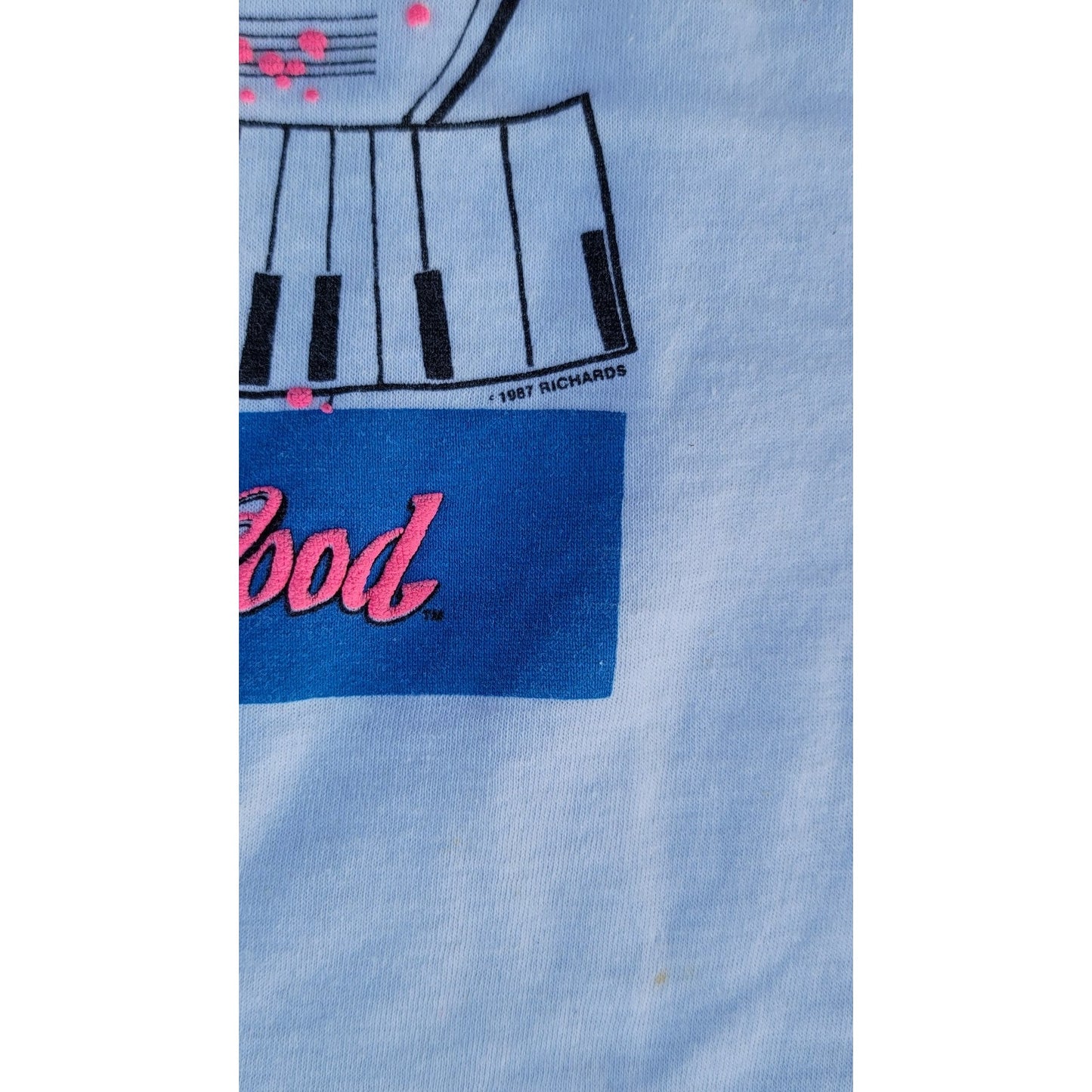 Vtg 1987 Dolly Parton Dollywood Single Stitch T-shirt