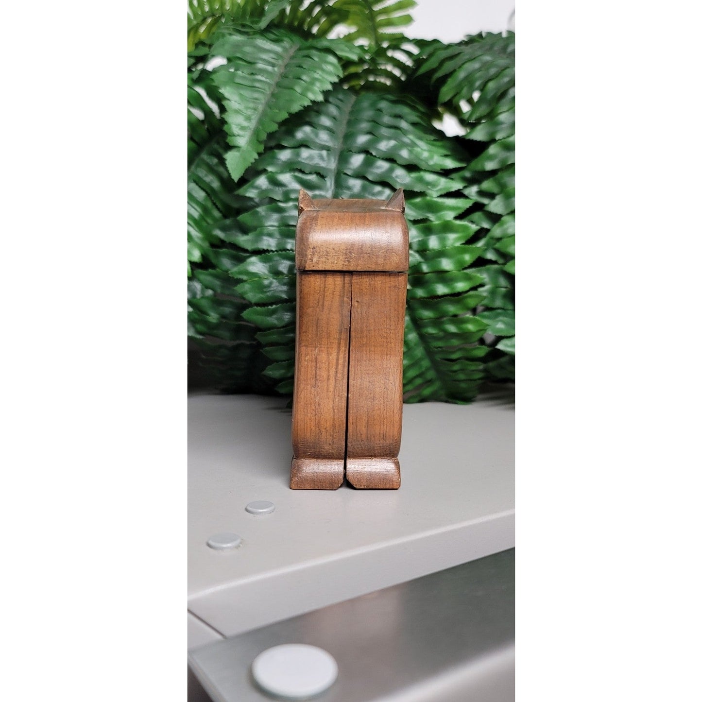 Vtg Grieg Nmark's Wooden Elephant Cigarette Joint Holder