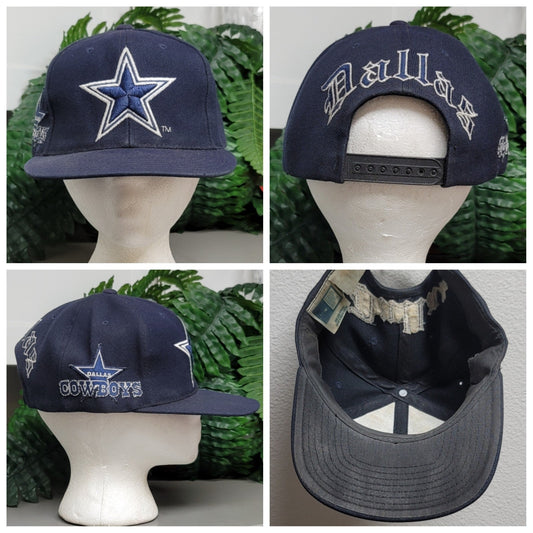 Vtg Dallas Cowboys Snapback Hat NFL