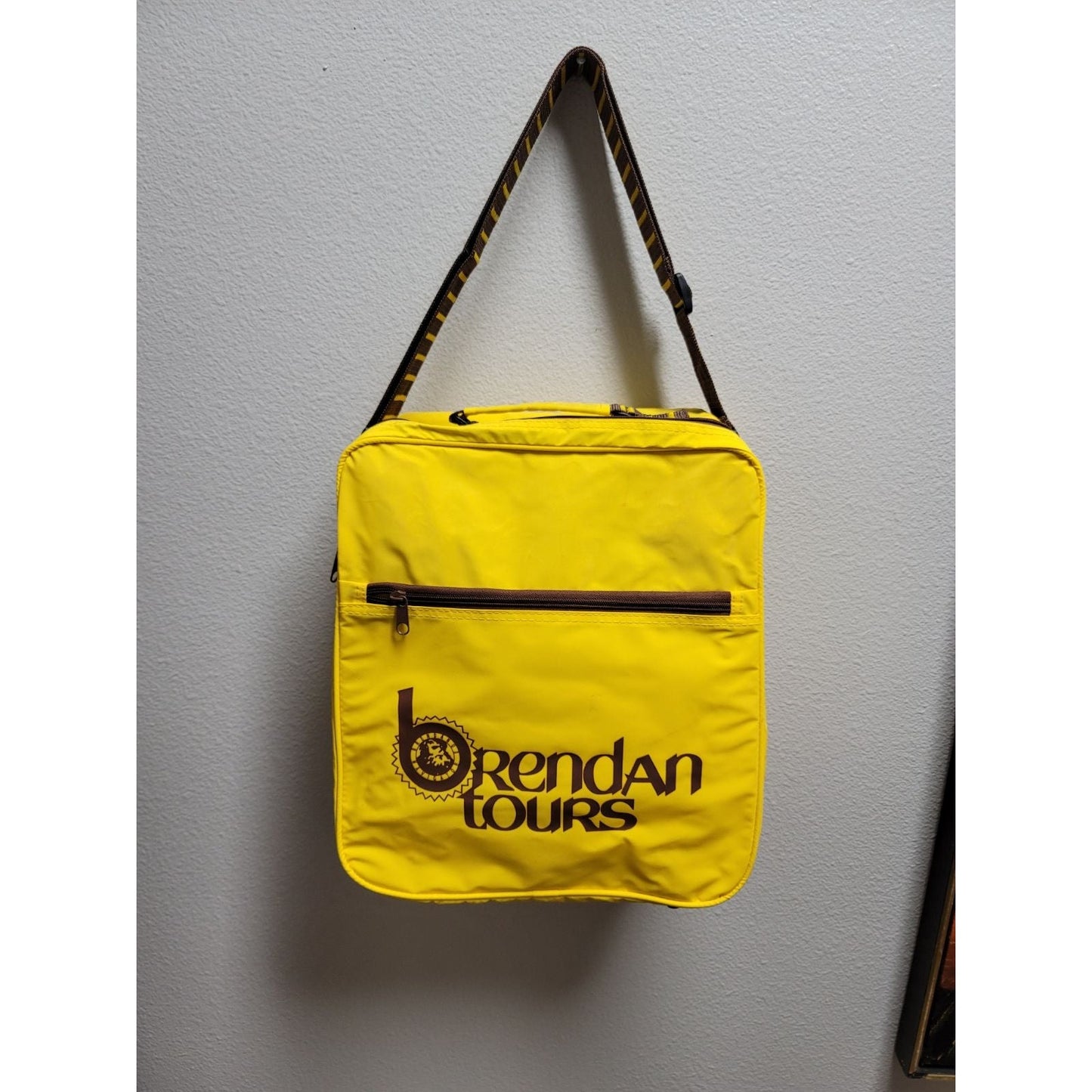 Vtg Brendan Tours Vinyl Travel Tote Bag