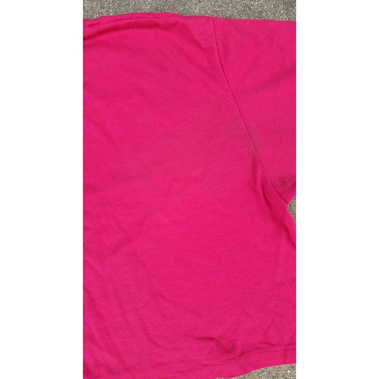 Vtg 80s Bahamas Crop Top Single Stitch T-shirt