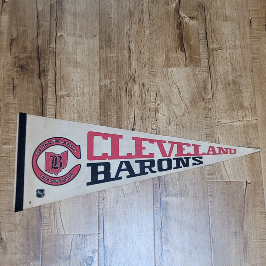 Vtg 1970s Cleveland Barons Pennant NHL
