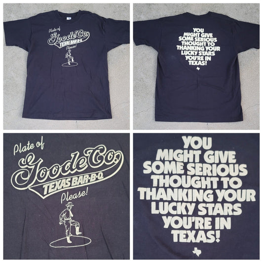 Vtg Texas Goode Co Texas BBQ Single Stitch T-shirt
