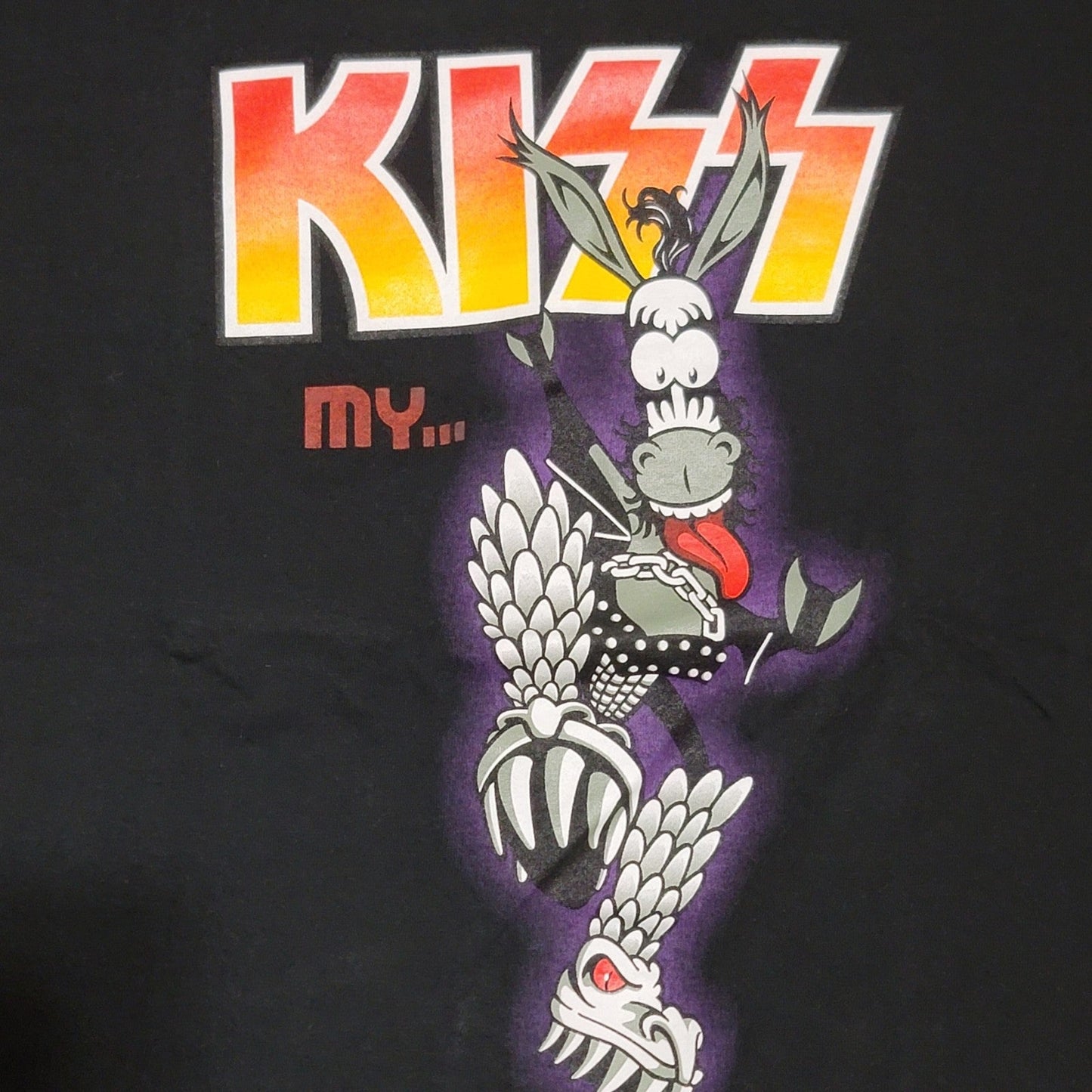 Vtg Delta KISS MY A** T-shirt