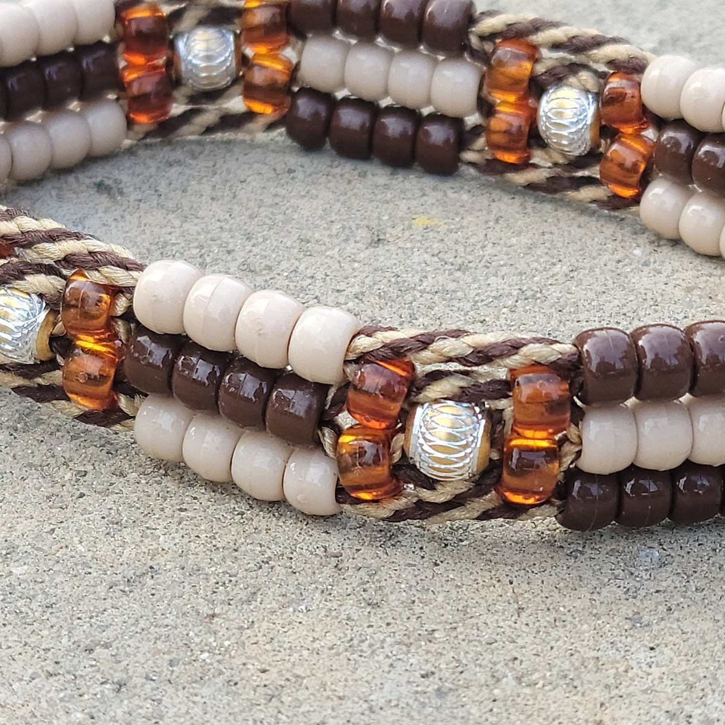 Custom Handmade Beaded Bling Dog Collar