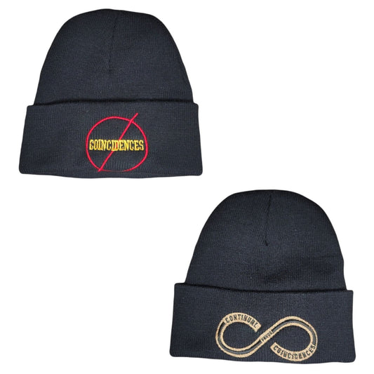 Continual Coincidences No Coincidences Favored Double-sided Beanie