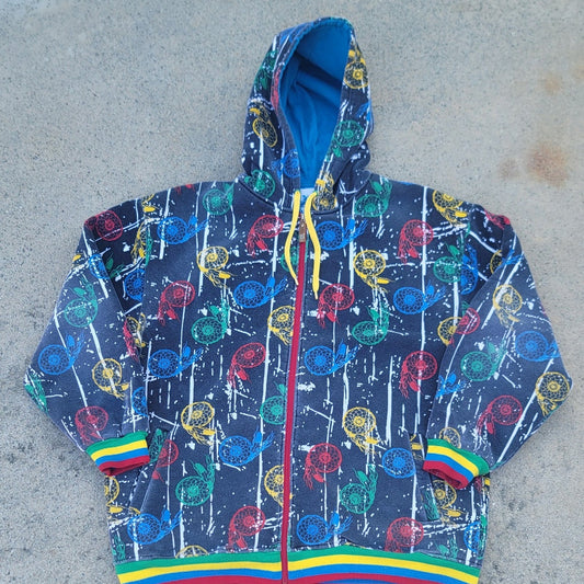 Vtg Bluez Full-Zip Hoodie