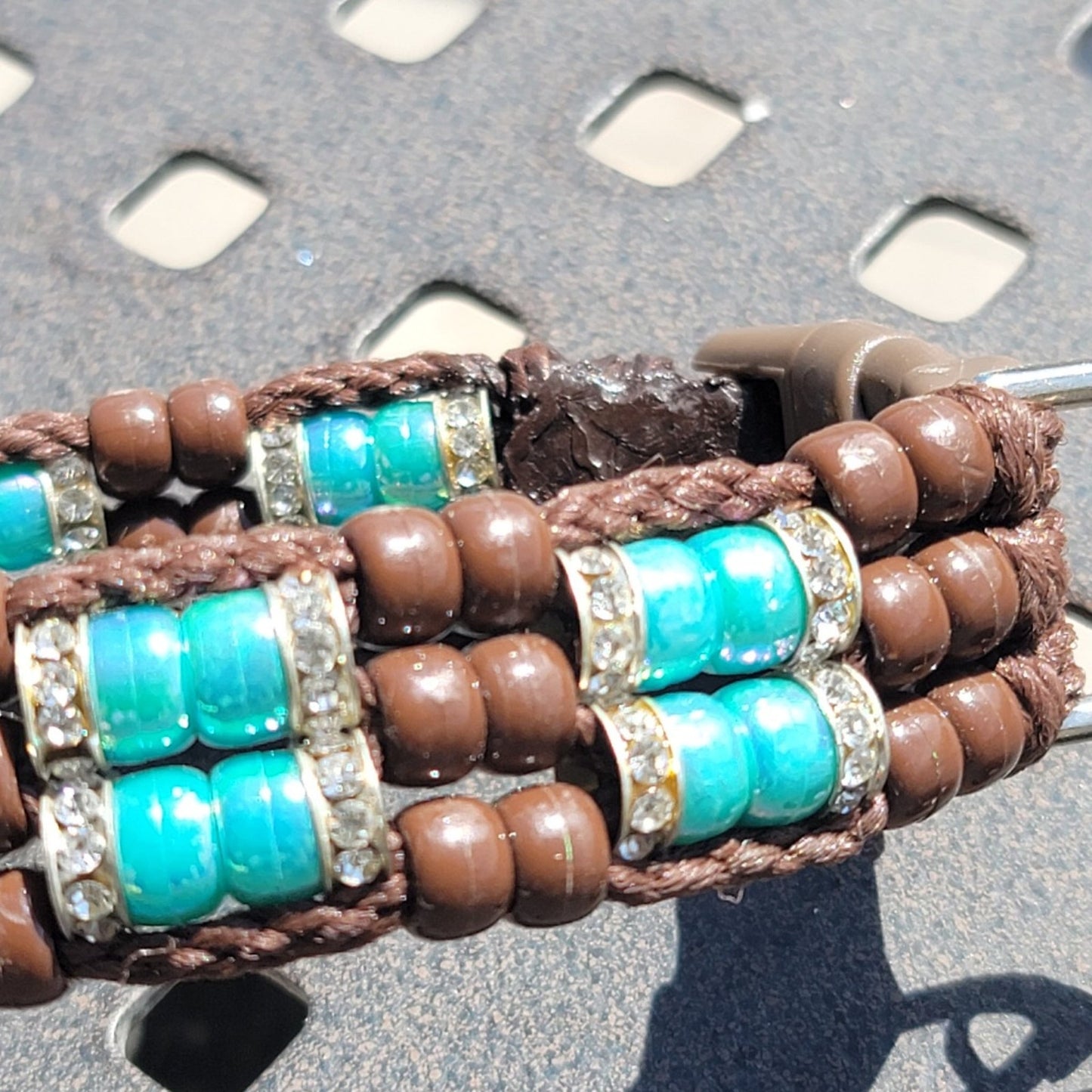 Custom Handmade Beaded Bling Dog Collar Hearts