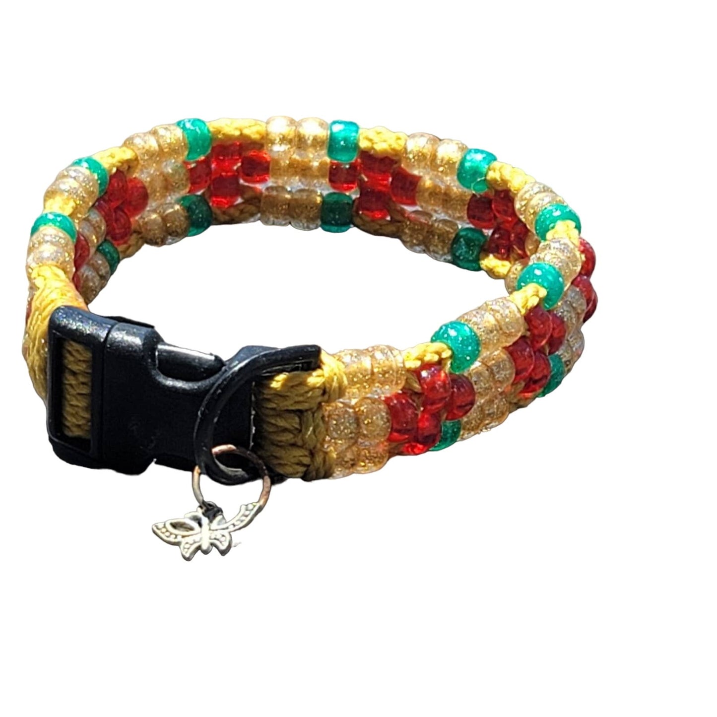 Custom Handmade Beaded Dog Collar