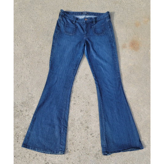 Vtg GUESS Los Angeles Flared Denim Jeans