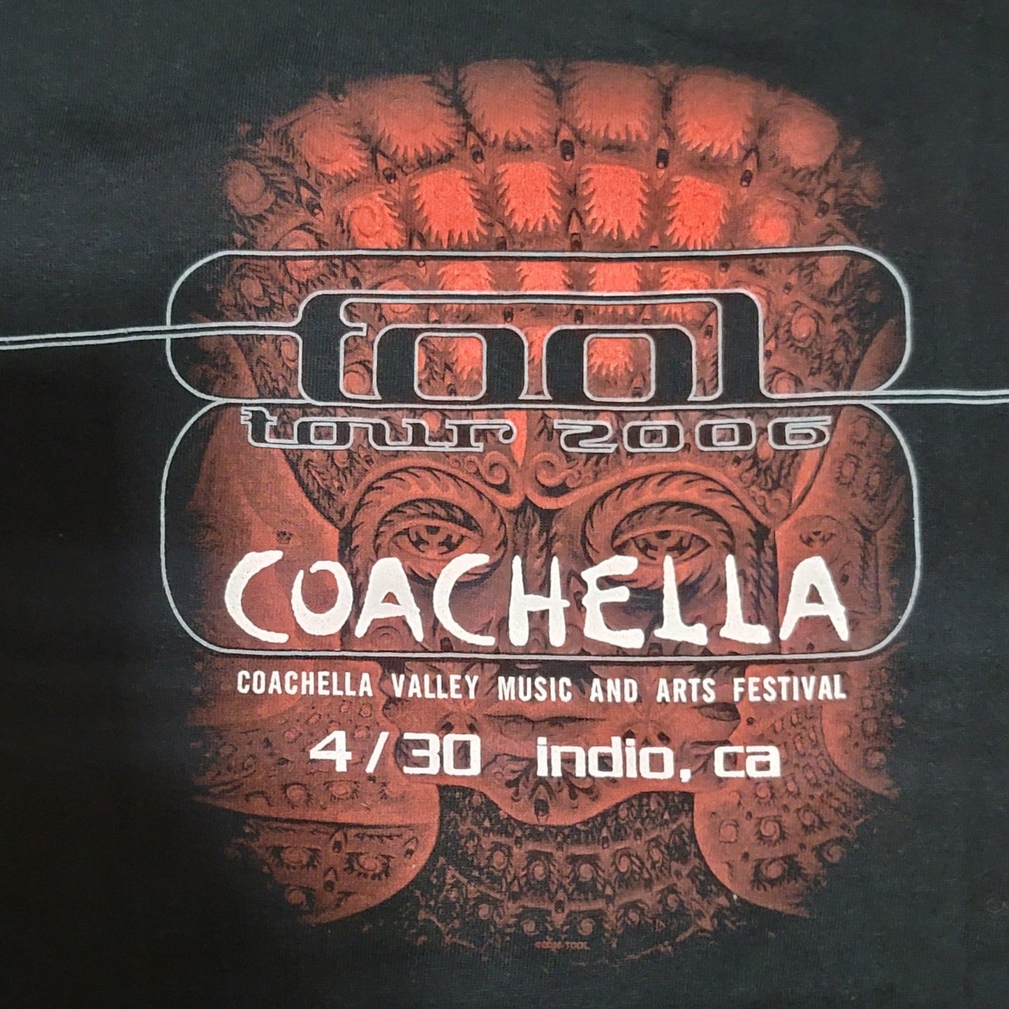 Vtg Tool 10000 Days Coachella 2006 Band Tour T-shirt