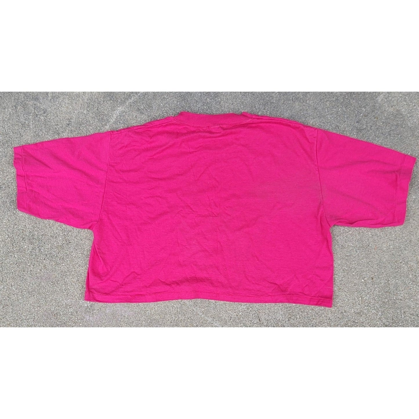 Vtg 80s Bahamas Crop Top Single Stitch T-shirt