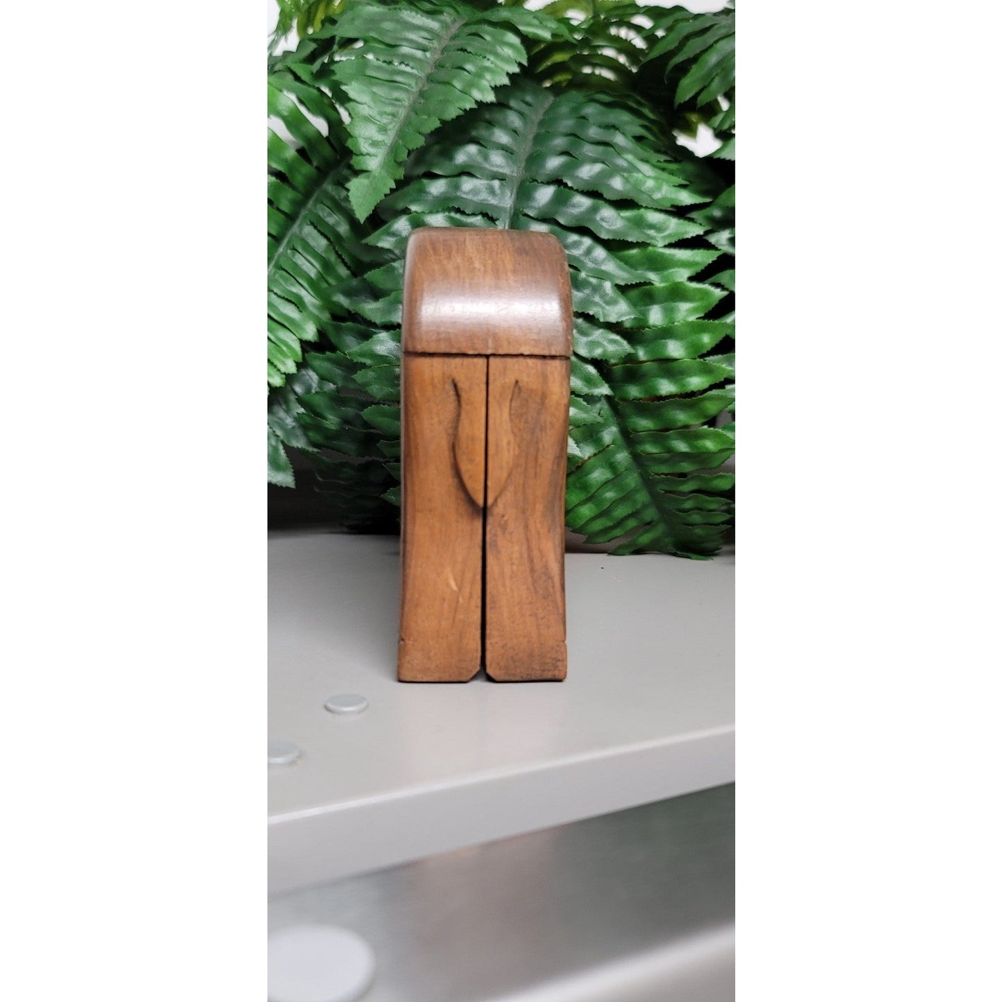 Vtg Grieg Nmark's Wooden Elephant Cigarette Joint Holder