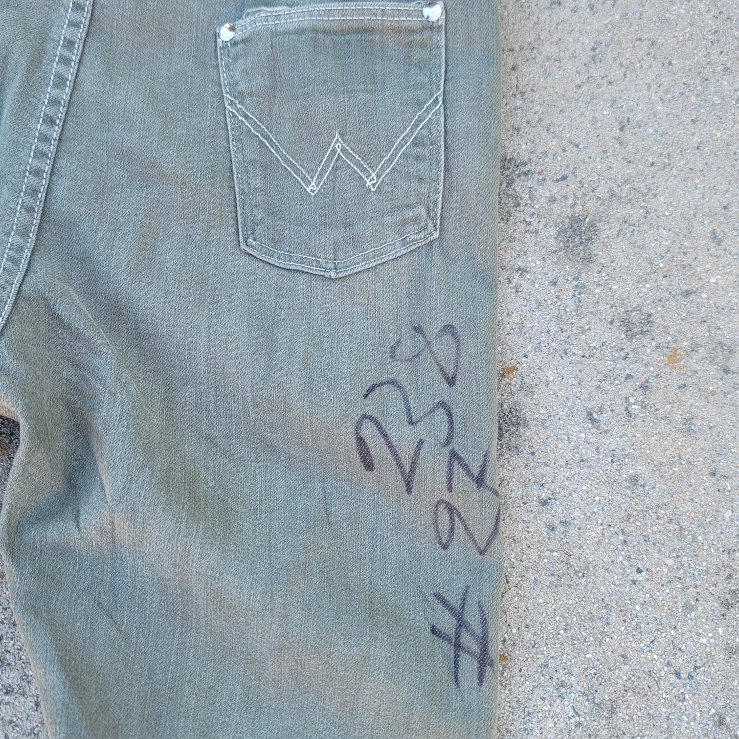 Vtg Wrangler Denim Jeans Western Juniors