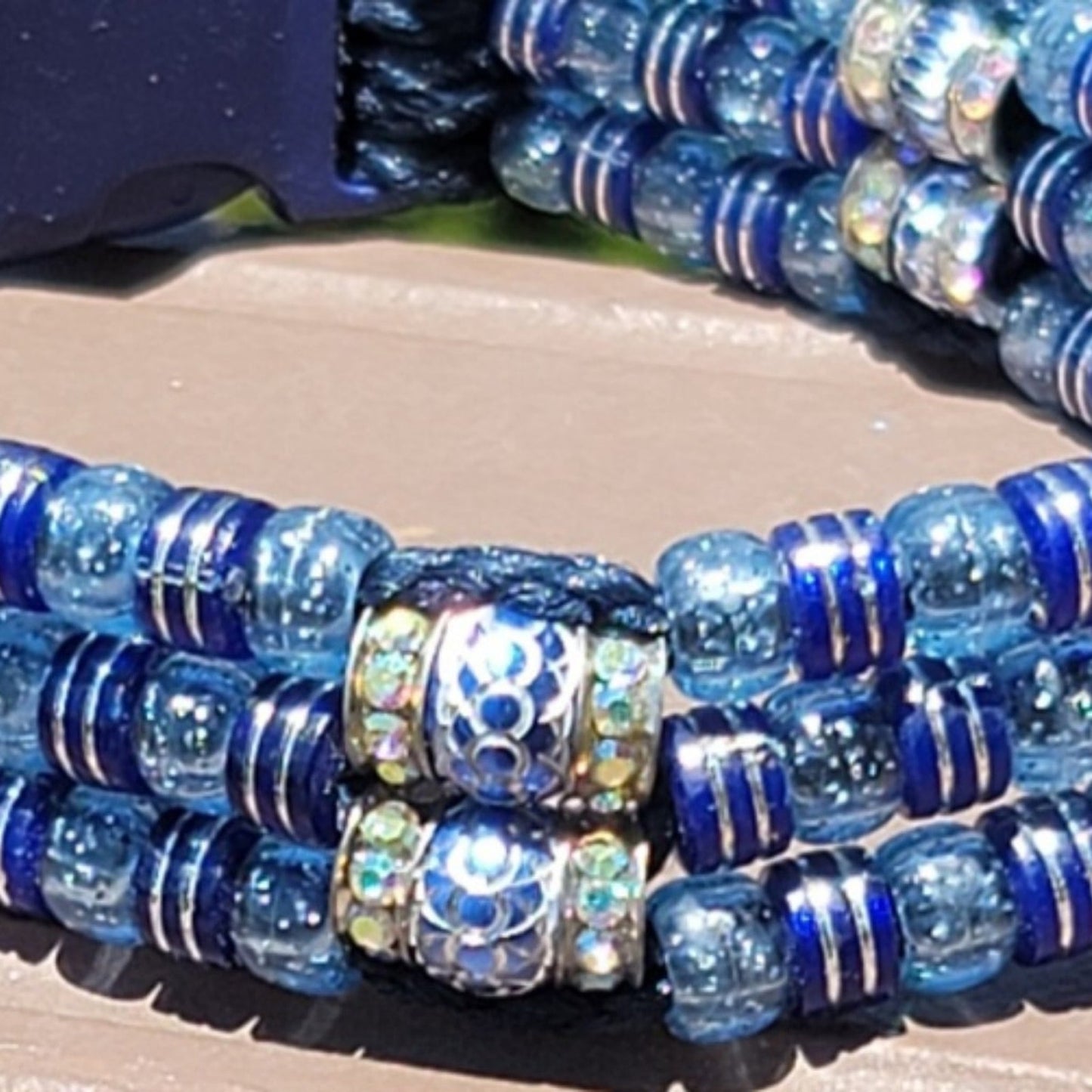 Custom Handmade Beaded Bling Dog Collar